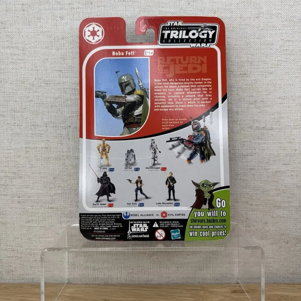 Star Wars The Original Trilogy Collection OTC #14 Boba Fett Figure New MOC 2004